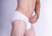 Punto Blanco M Punto Blanco Brief Invisible Slip Soft Cotton Briefs White 3619 27