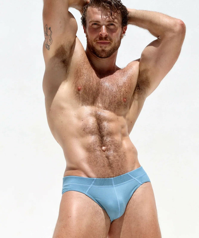 RUFSKIN Briefs TOMAS Thin-Hip Full-Seat Buttery Soft Brief Steel Blue 69
