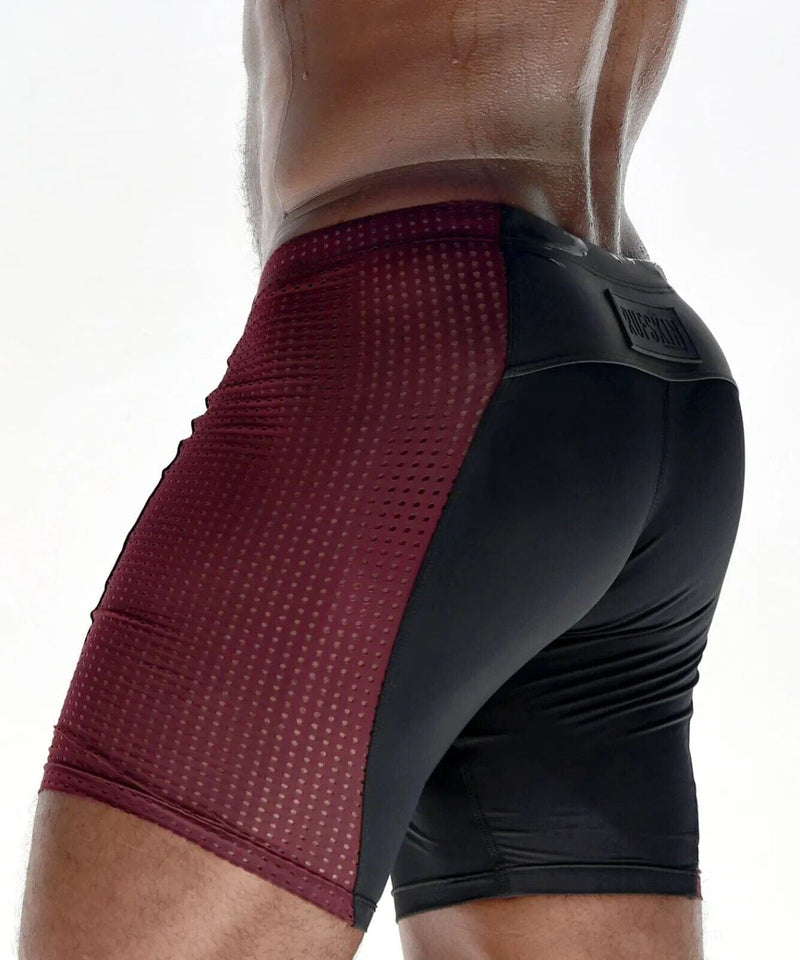 RUFSKIN Cycle Shorts SPLIT Premium Perforated Stretch Nylon Short Matte 75