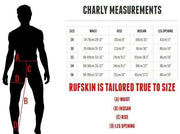 RUFSKIN Denim Jeans CHARLY Distressed Slim Fit Low-Rise Pants Premium Black