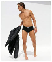 Rufskin Rufskin Brief LIT Ultra-Soft Extra Stretch Fabric Mens Slips Black 14