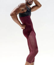 RUFSKIN SOMERSAULT Sport Bodysuit 3/4 Length Perforated Stretchy Mesh Singlet