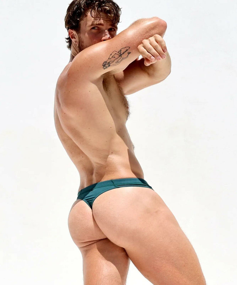 RUFSKIN Thong LUAN T-Back Stretchy Double-Sided Brushed Knit Thongs Peacock 70