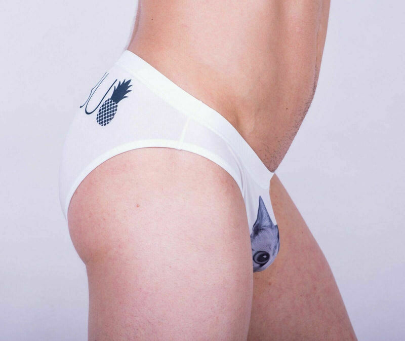 SexyMenUnderwear.com Brief JJ MALIBU Kitty Cat So Cute Brief Miaw Miaew Print 9