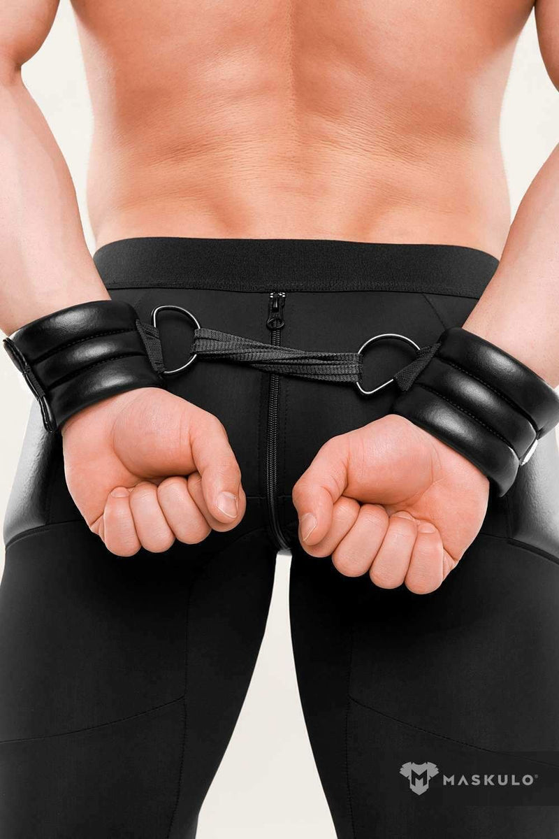 SexyMenUnderwear.com MASKULO Wristband Accessory Armored Next Men's D-Ring Wristband 1pc AC1210-90 13