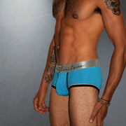 SexyMenUnderwear.com Private Structure Boxer Low Rise Trunk Crayon Aqua Ocean 1881 70