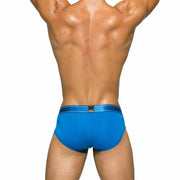 SexyMenUnderwear.com Private Structure Briefs Bamboo Platinum Low Rise Sport Brief Solid Blue 3748 53