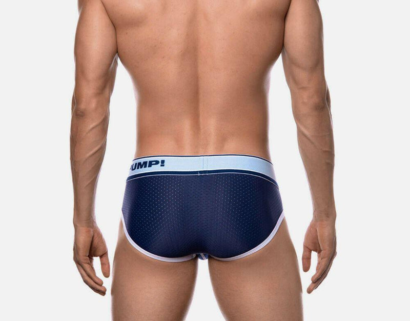 SexyMenUnderwear.com PUMP! Briefs Blue Steel Baby Blue Mesh Brief 12029 48a