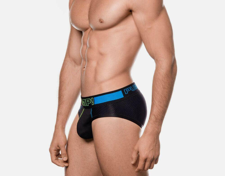 SexyMenUnderwear.com PUMP! Briefs SONIC Fashion Cotton Slip Full Mesh Elastic Total Support 12028 20