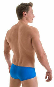 SexyMenUnderwear.com Skinz SwimWear Mens Swimsuits Top Quality Micro Swim-Trunk Blue 0003 4
