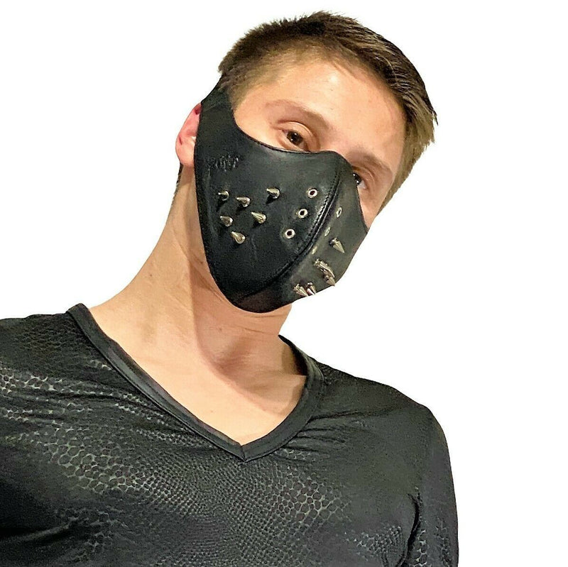 SexyMenUnderwear.com SMU Sexy Men  Leather Punk mask plus Gregg Homme T shirt  Boxer Kit Medium