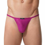 SexyMenUnderwear.com String Gregg Homme Xcite MicroModal Jacquard Men G-String Magenta 152414 225