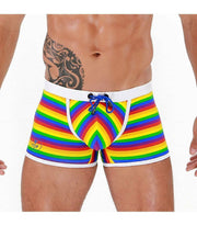SexyMenUnderwear.com Swim-Boxer TOF PARIS Swim-Short Pride Edition Rainbow Flag Swimwear 22