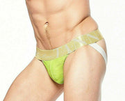 SexyMenUnderwear.com TANN MONTREAL Jock With Lifting Rear Elastic Jockstrap LIME 3