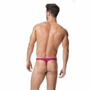 SexyMenUnderwear.com Thong Gregg Homme Xcite Micro-Modal Jacquard Thongs Magenta 152404 226