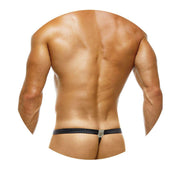 SexyMenUnderwear.com Thongs Modus Vivendi Leather-Look Fabric Thong-Mania Black 20516 57
