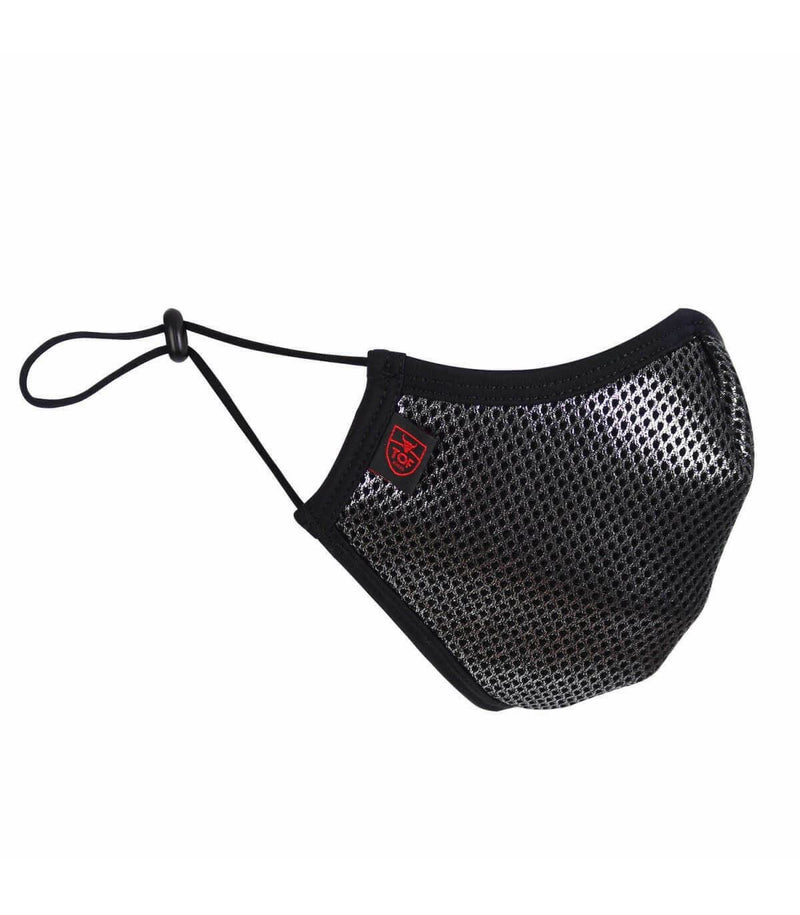 SexyMenUnderwear.com One Size TOF PARIS 3D WASHABLE SILVER MASK Washable & Reusable & Adjustable SILVER