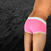 SexyMenUnderwear.com TOF PARIS Boxer ALPHA Cotton Bi-Stretch Jersey Pink 17