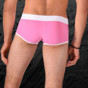 SexyMenUnderwear.com TOF PARIS Boxer ALPHA Cotton Bi-Stretch Jersey Pink 17