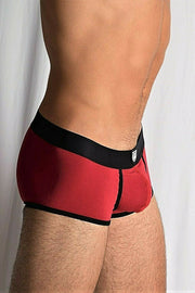 SexyMenUnderwear.com TOF PARIS Boxer Cotton ALPHA Bi-Stretch Jersey Red 17