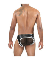 SexyMenUnderwear.com TOF PARIS Brief PILOT Empty Bottom Boxer Briefs BottomLess Mesh Easy Access 6