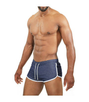 SexyMenUnderwear.com TOF PARIS COWBOY SHORTS Retro Style Very Sexy Cow-Boy Style Jeans Blue T1