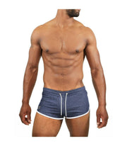 SexyMenUnderwear.com TOF PARIS COWBOY SHORTS Retro Style Very Sexy Cow-Boy Style Jeans Blue T1