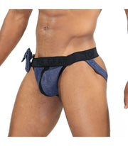 SexyMenUnderwear.com TOF PARIS Jockstraps COWBOY Sexy-Jock Removable Side Pocket 2 Jacquard  T1