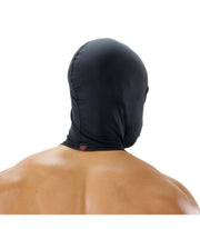 SexyMenUnderwear.com ONE SIZE TOF PARIS MASTER HOOD Cagoule Black microfibre SM hood Stretch One Size 7