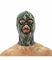 SexyMenUnderwear.com ONE SIZE TOF PARIS MASTER HOOD Cagoule KHAKI SM Camouflache Mask Stretch One Size 22
