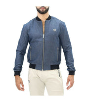 SexyMenUnderwear.com TOF PARIS VEST COWBOY Dark Blue Denim Jackets Elegant Urban Look YKK Metal ZIP