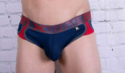 SexyMenUnderwear.com XtreMen Boxer Brief Sports Underwear Stretch Cotton Slip Blue 41309 3