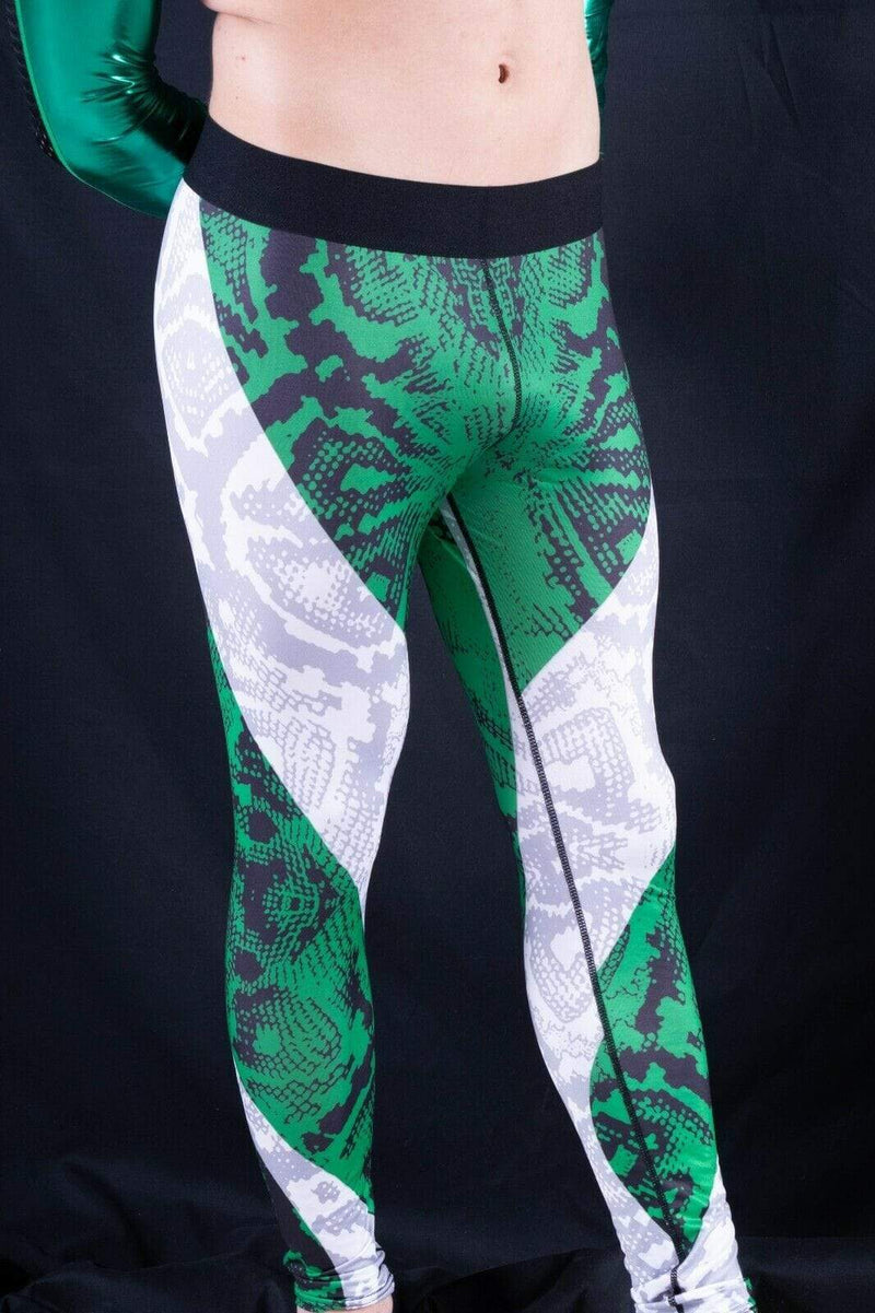 SMU Fashion Legging Coupe ajustée Tenue de sport Vert MX8