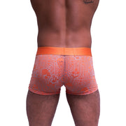 SKULL & BONES Boxer Trunk Lace Luxurious Cotton Single Layer Burnout Orange 1
