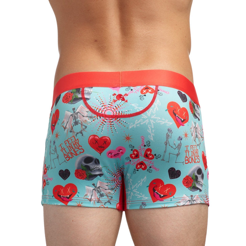 SKULL & BONES Boxer Trunk Luxurious High-Quality From Heart Love Bones 12