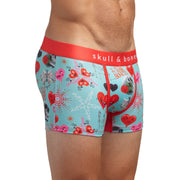SKULL & BONES Boxer Trunk Luxurious High-Quality From Heart Love Bones 12