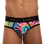 SKULL & BONES Gay Pride Peek-A-Boo TIE DYE Openback Wild Rainbow 23