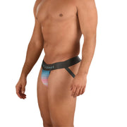 SKULL & BONES Jockstrap Trans Pride Stripe TIE DYE Vintage Heather Jock 22