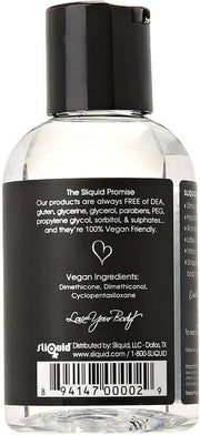 Sliquid Lubricants Silver Premium Silicone-Based Intimate Lubricant 4.2oz B18