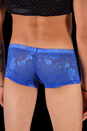 SMU Aristocrat Lace Sheer Mini boxer Royal 100705 H52
