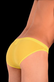 SMU Colors Mini Briefs Sheer Yellow Brief 60003 16