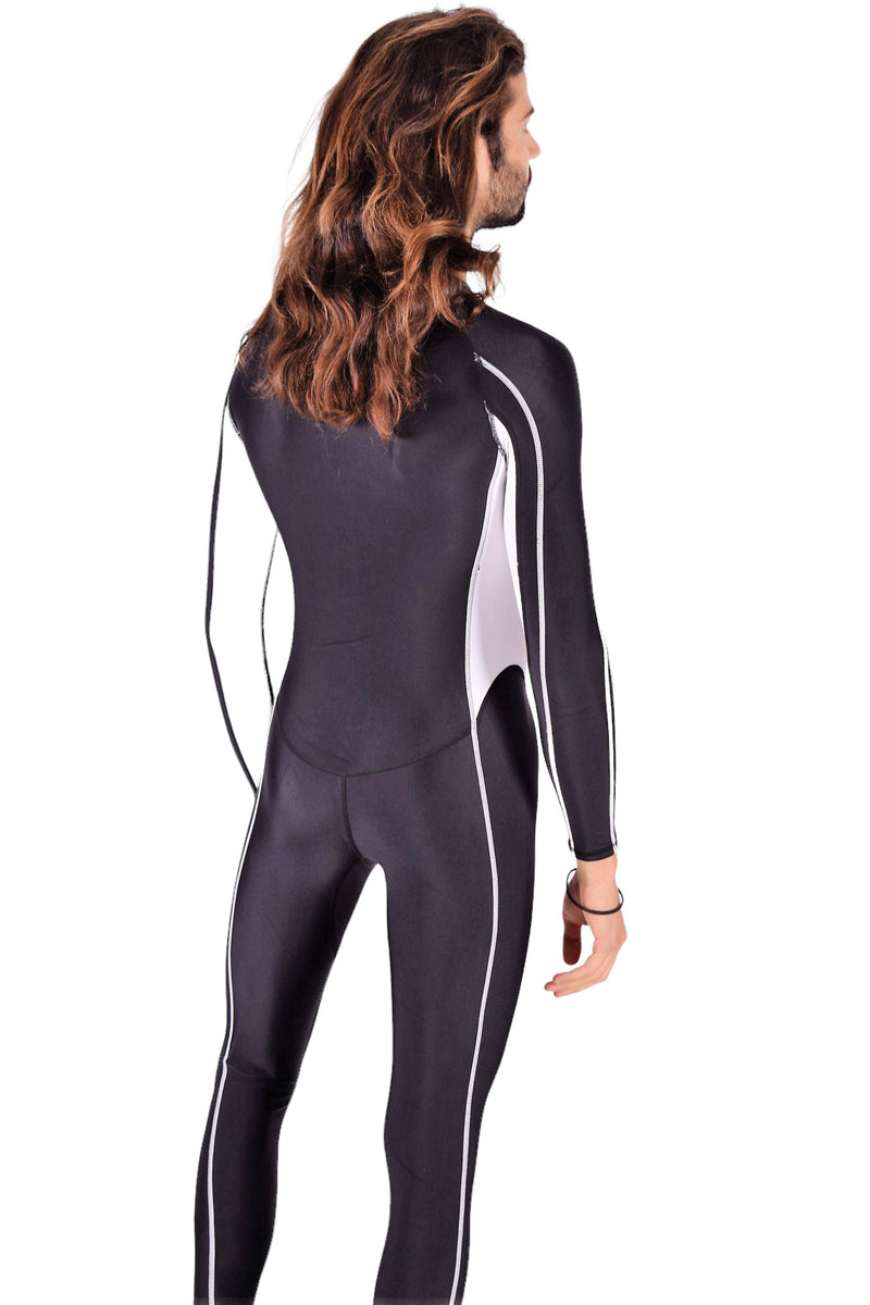 SMU Full Body Swimwear Diving Wetsuit  Singlet One Piece Dive Black