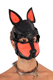 SMU Leather Mascarade halloween Mask Red 20