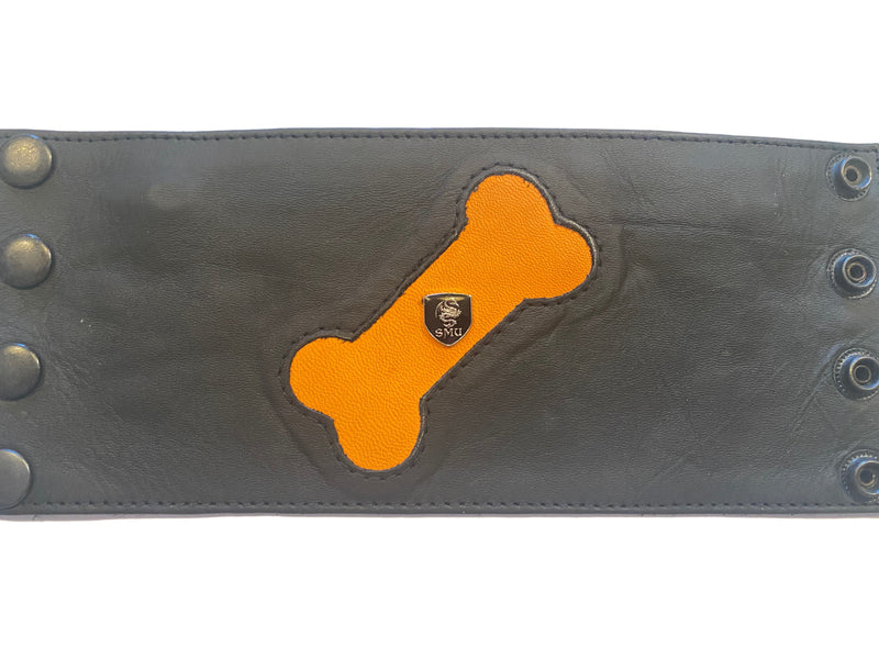 SMU Sexy Men Underwear Wrist Band Wallet Leather Dog Bone Black O/S 2