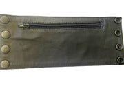 SMU Sexy Men Underwear Wrist Band Wallet Leather Dog Bone Black O/S 2