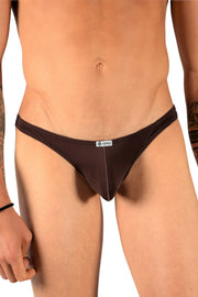 SMU Sheer Mini Brazilian Bikini Briefs Brown 120603 10