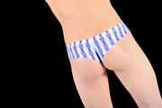SMU Sheer Tanning Mini Brazilian cut Boxer Brief Blue 9900 24