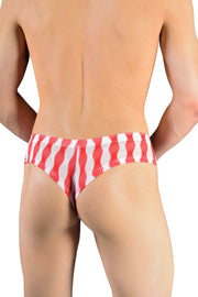 SMU Sheer Tanning Mini Brazilian cut Boxer Brief Red 9900 24