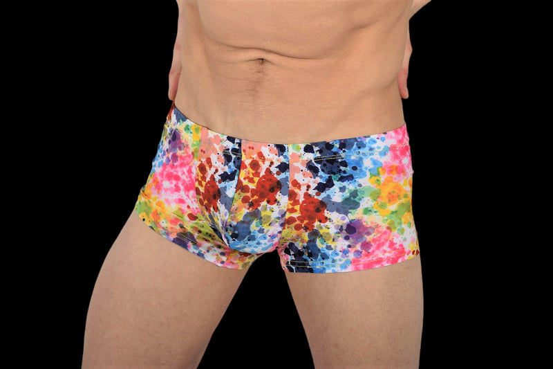 SMU Splash Boxer Brief Multicolor  P01605 H40