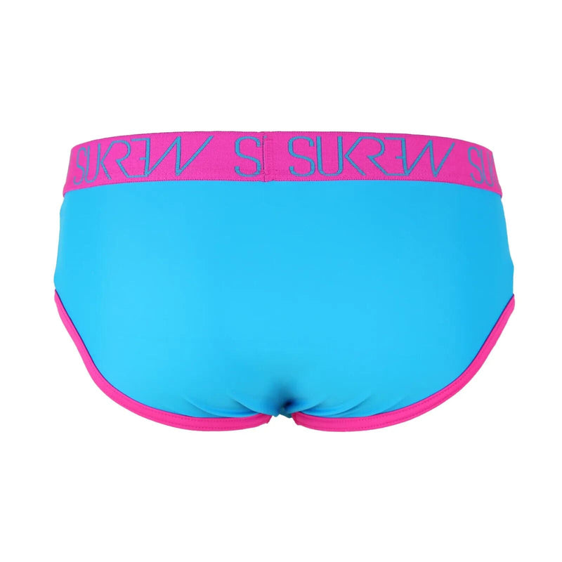 SUKREW Apex Briefs Low-Rise Front Brief Rounded Cupping Pouch Deep Blue 47